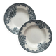 2 St Amand ironstone soup plates “Narcissus”