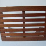 Old Swedish table Scandinavian sofa end wooden compass foot 1960s