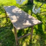 Table pliante ancienne en bois