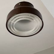 Brown Bumling pendant light by Anders Pehrson-Sweden 1960s