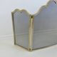 Fire screen, spark screen "made in Italy" brass 1970