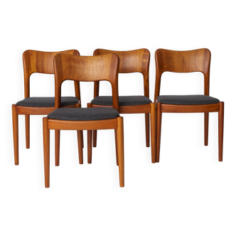 Set of 4 Niels Koefoed Ole Chairs | 1970s Denmark | Vintage Danish Teak