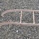 Wrought iron industrial ladder