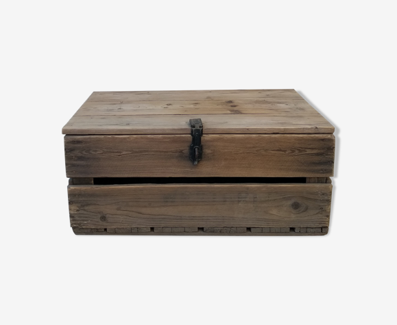 Ancienne caisse en bois marquée V.V Westerlee 1960