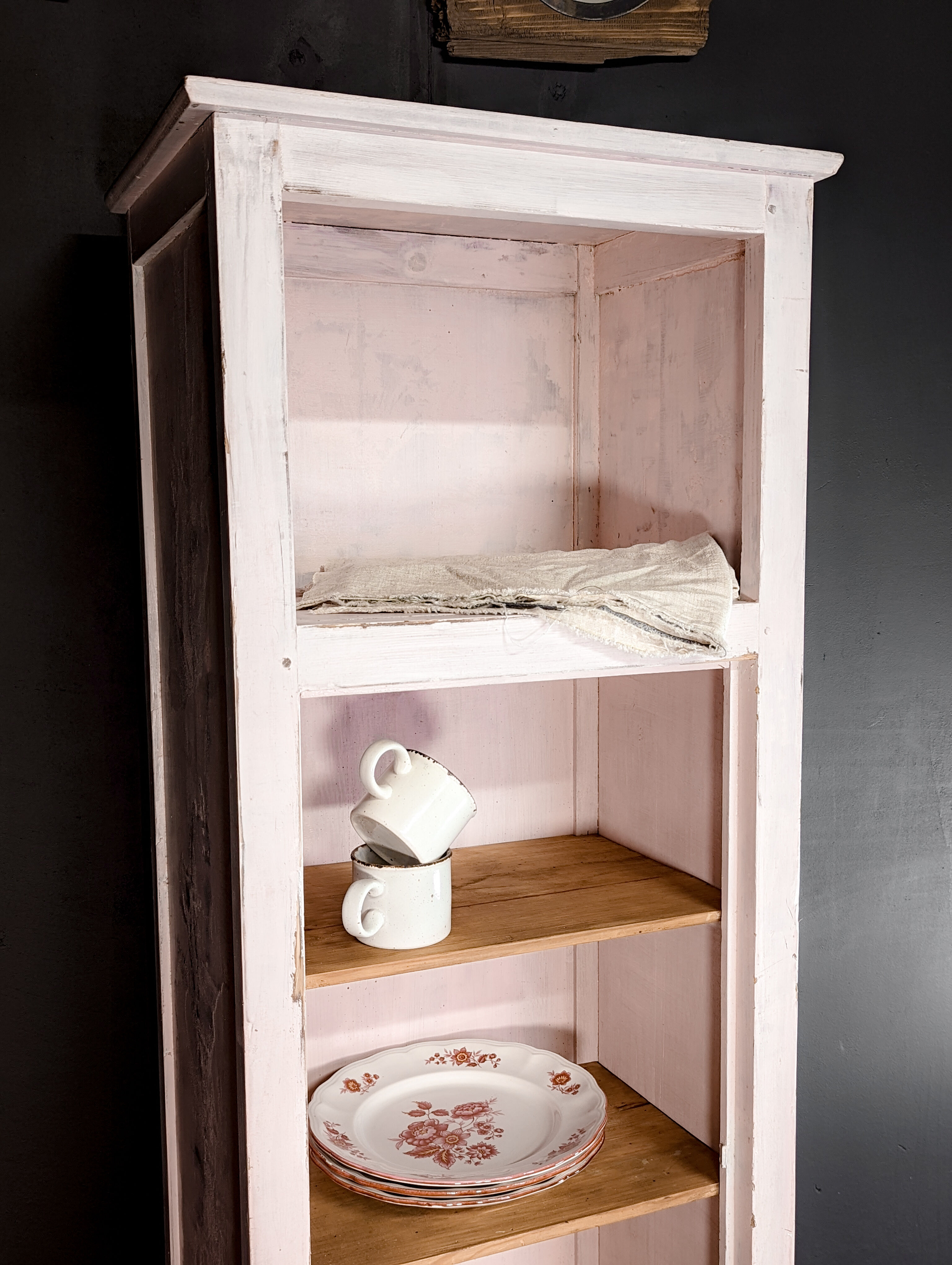 Vintage pink shelf
