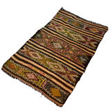 Vintage turkish kilim rug , 100 x 63 cm