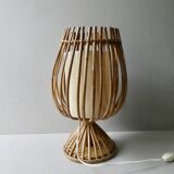 Rattan lamp from the 60s