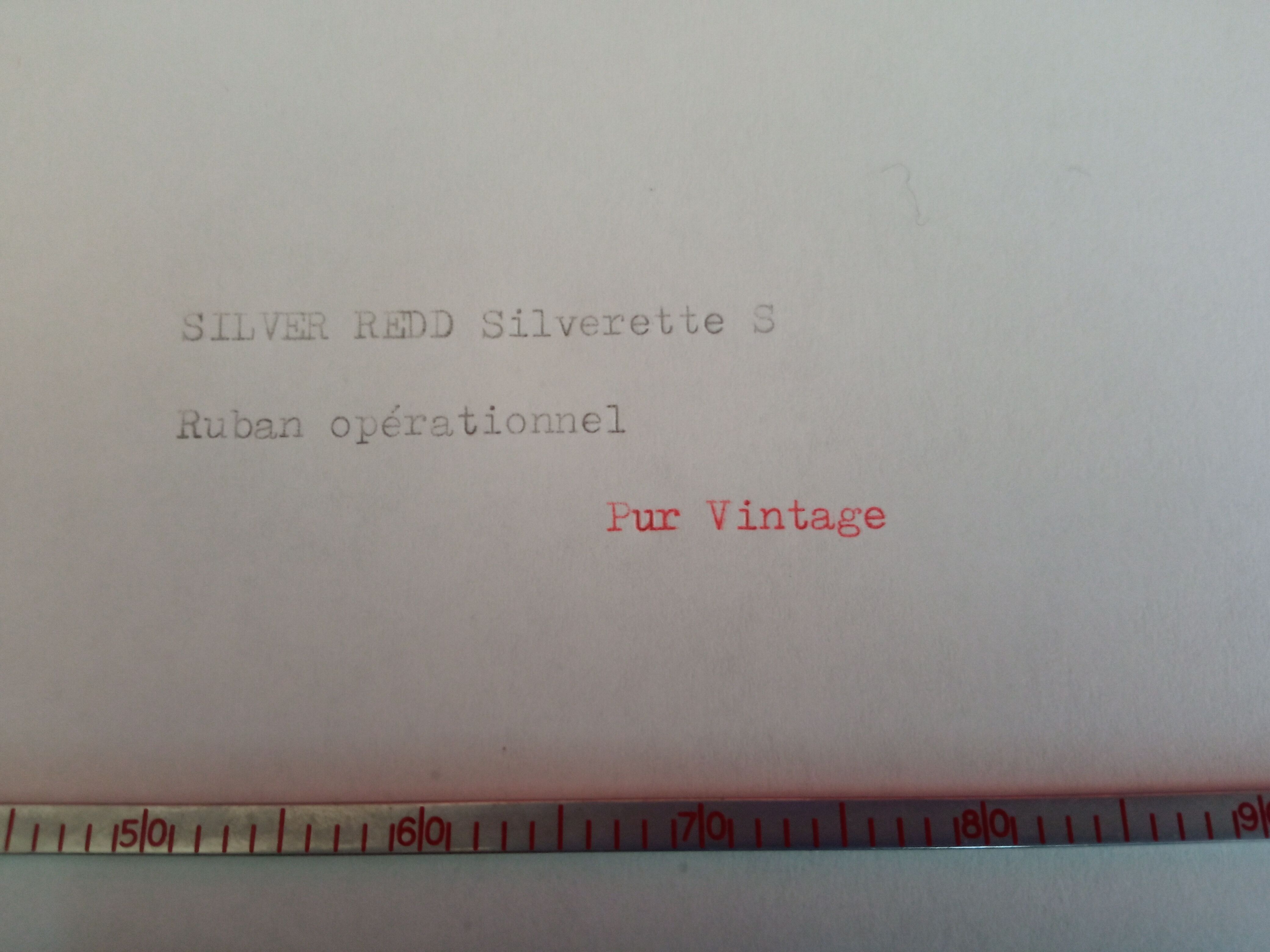Silver Reed Silverette S orange typewriter