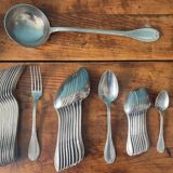 Metal cutlery set for 10 guests