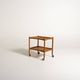 Scandinavian Oak Serving Trolley, 1960s