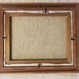 A painting representing a village in Tuscany.