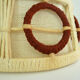 Scandinavian GDR wool en wooden hanging