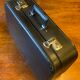 Black suitcase retro style