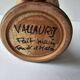 Ceramic vase with floral pattern - signed Fonck & Matéo Vallauris