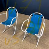Set of 4 stak-a-baye chairs for Sebel
