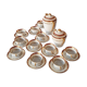 Vilatte Limoges Porcelain Coffee Service 13 Pieces, 11 People 1950