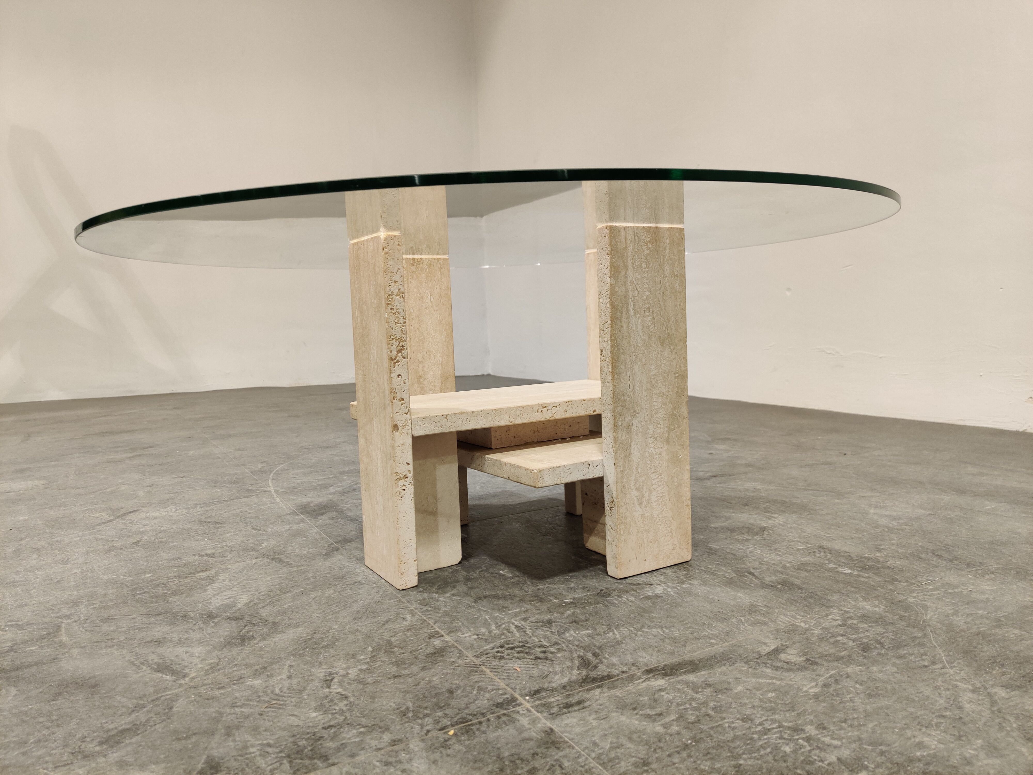 Vintage coffee table by Willy Ballez, 1970s