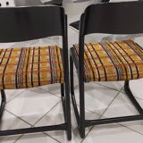 Pair of Baumann Sleigh model chairs, 1970