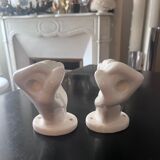 Pair of candle holders