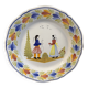 Assiette décorative en faïence Henriot Quimper