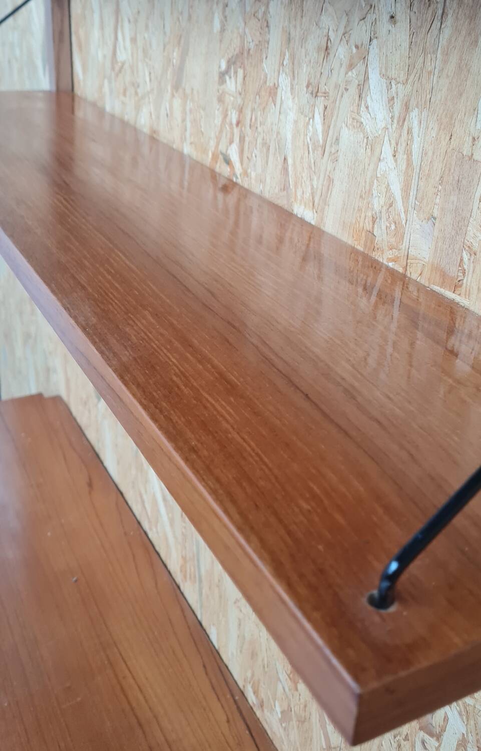 Teak wall shelf 1960