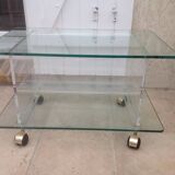 David Lange plexiglass coffee table from the 70s
