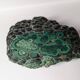 Coupelle en bloc de malachite brute