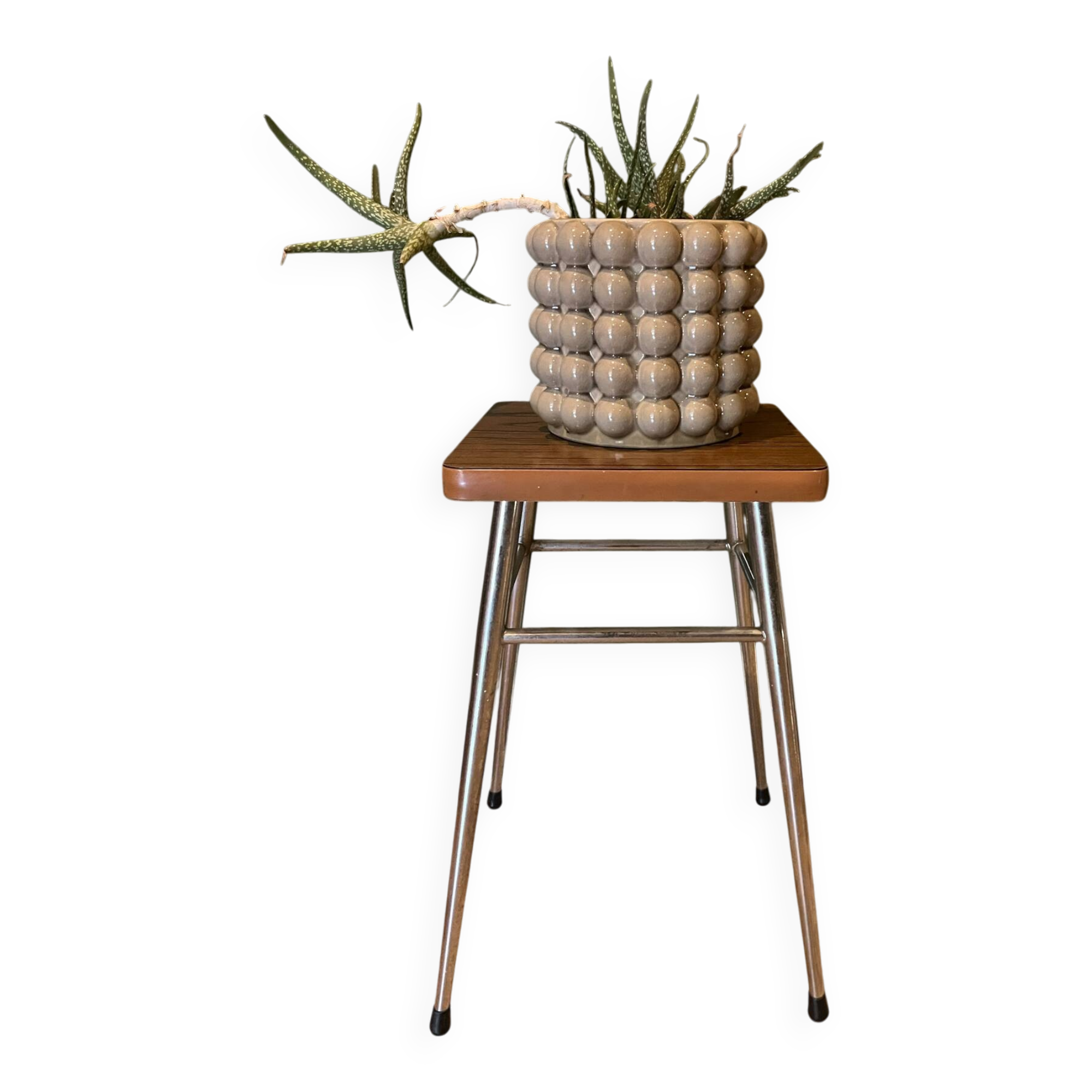 Formica beech stool