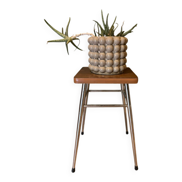 Tabouret Formica hêtre