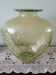 Large heart-shaped vase - glass & resin ribbed applications