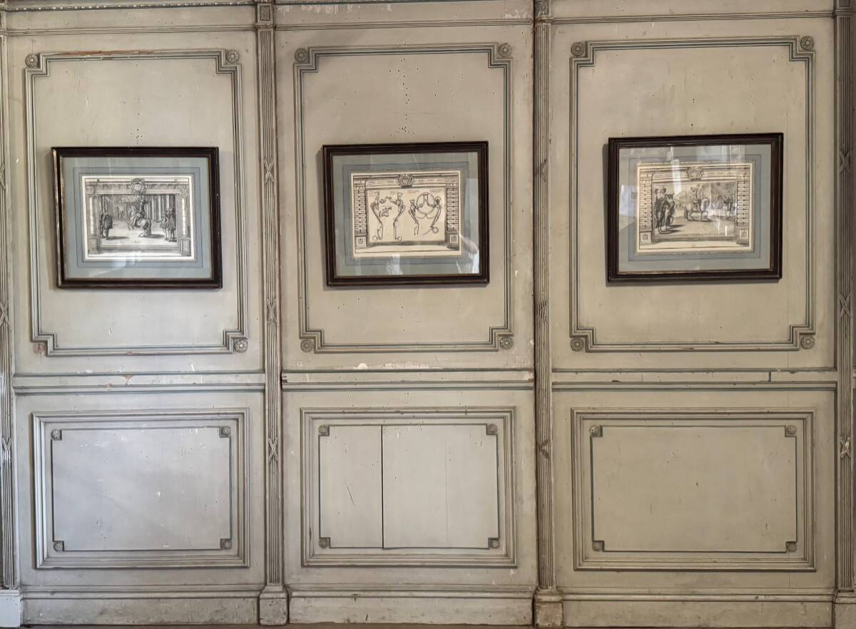 Suite de trois gravures, extraites de “l’instruction du Roy” Antoine de Pluvinel, 1666