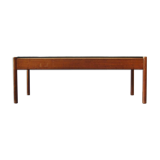Vintage coffee table with stone tray