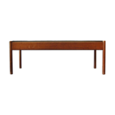 Vintage coffee table with stone tray