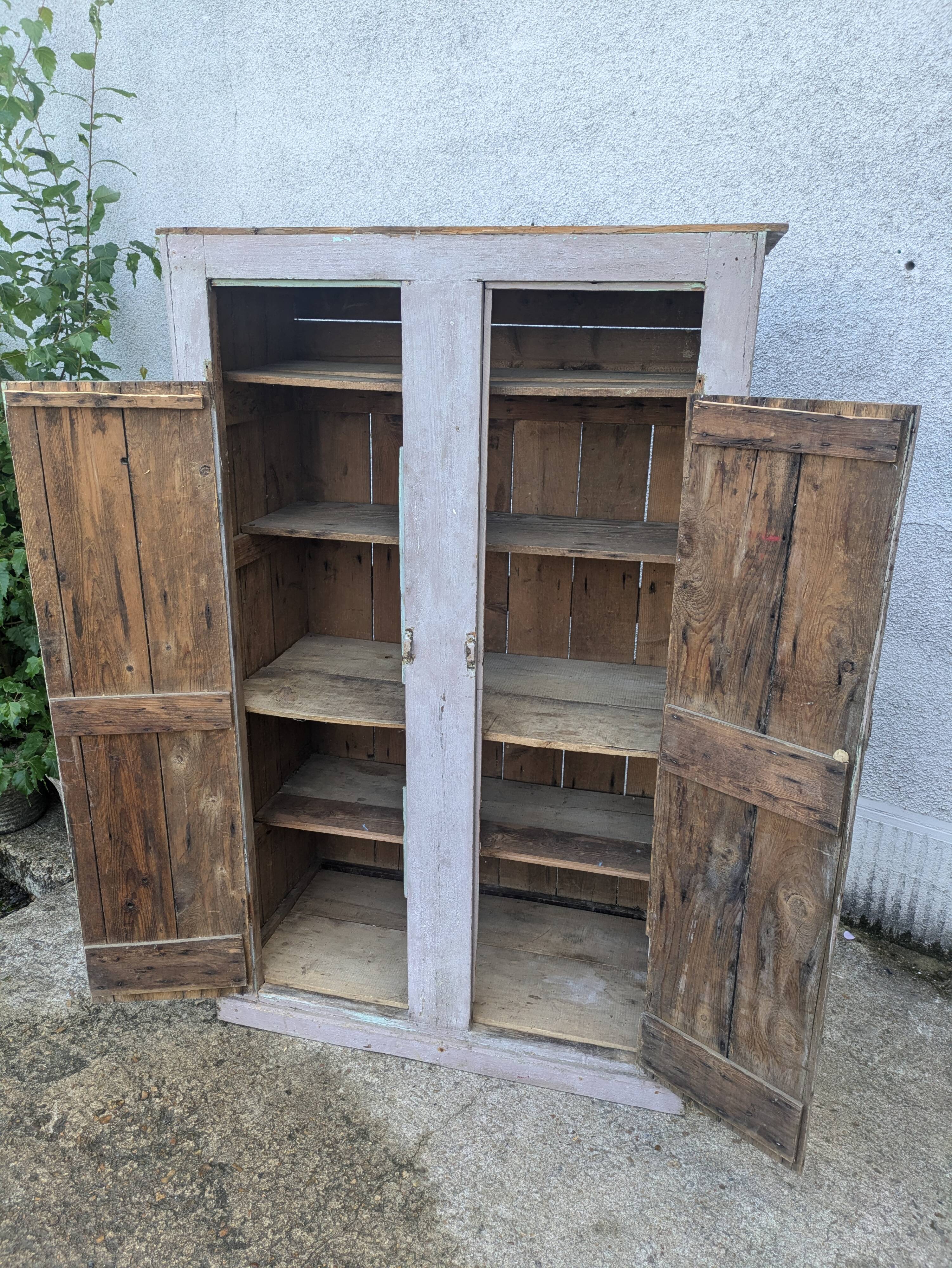 Small patinated cabinet