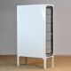 Vintage iron and glass medicine cabinet, 1970s