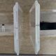 Yin Yang bookends in plexiglass - 1980s postmodern design