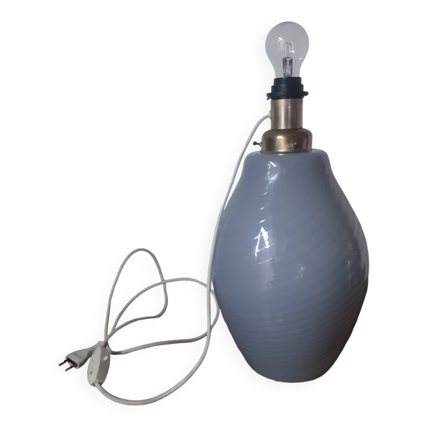 Lampe en verre de Murano strié, années 1970 — Beyit