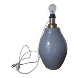 Striated Murano glass lamp, 1970s