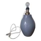 Murano glass lamp with ribbed pattern, 1970s