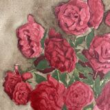 Watercolor with bouquet of roses
