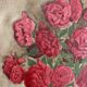 Watercolor with bouquet of roses