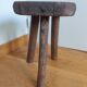 Brutalist tripod farm stool