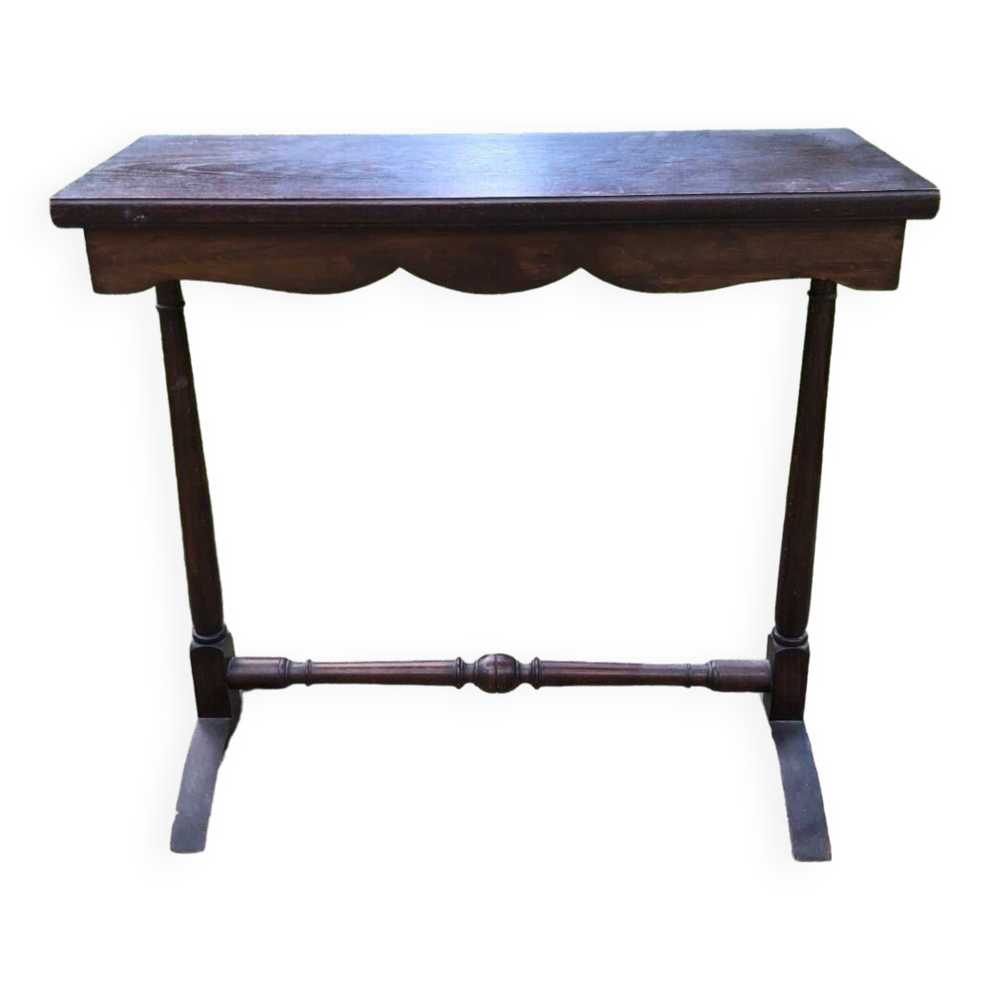 Small wooden console