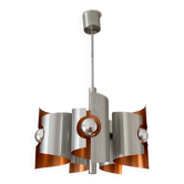 Lustre Polam Bielsko. 1970. Space age. Brushed stainless steel.