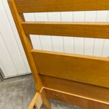 Pair of 1960 Scandinavian twin beds in solid beech