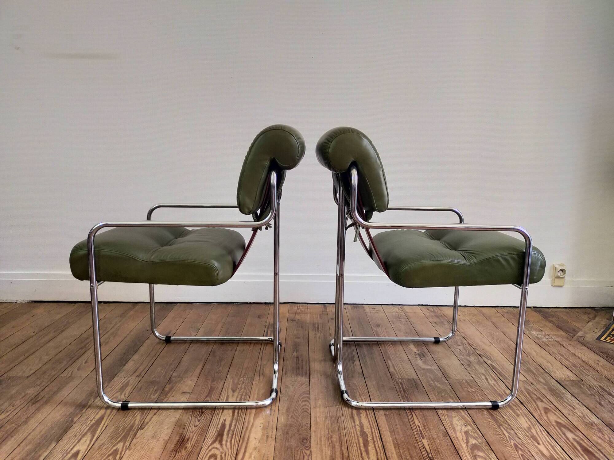 Paire de fauteuils Tucroma par Guido Faleschini