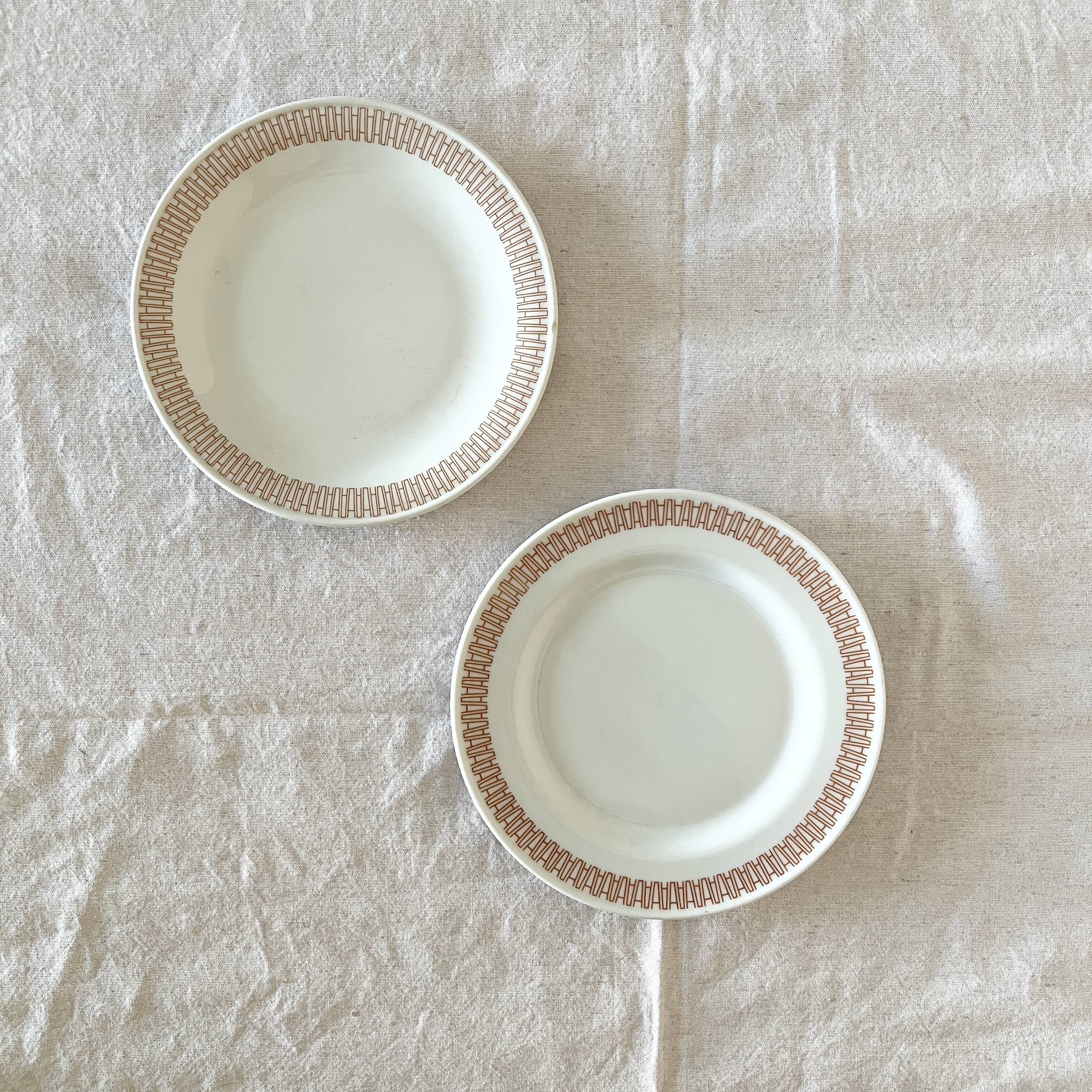 Rare plates for hilton hotel amsterdam, 1960s