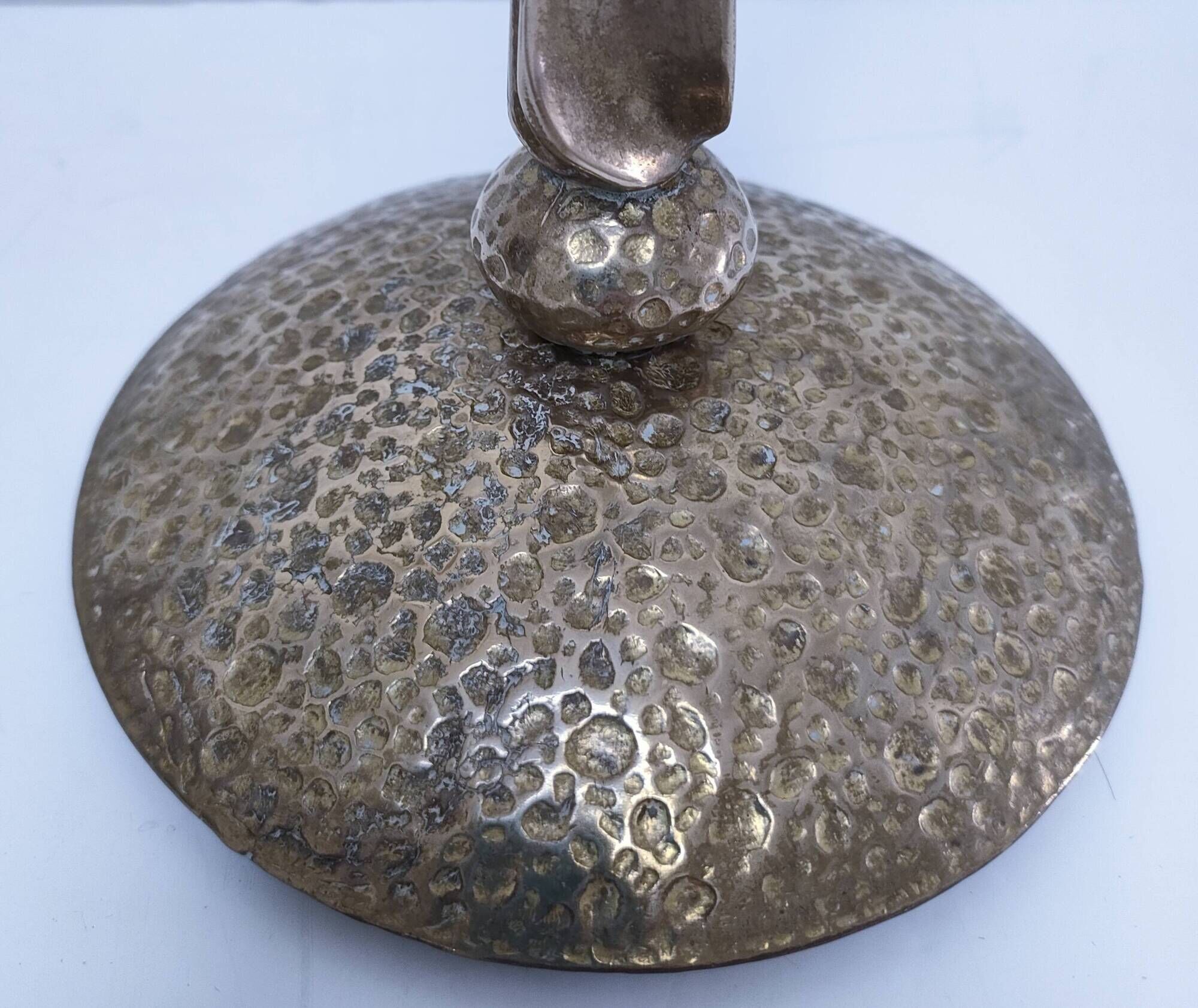 Pair of brass lamp bases Delmas design 90s