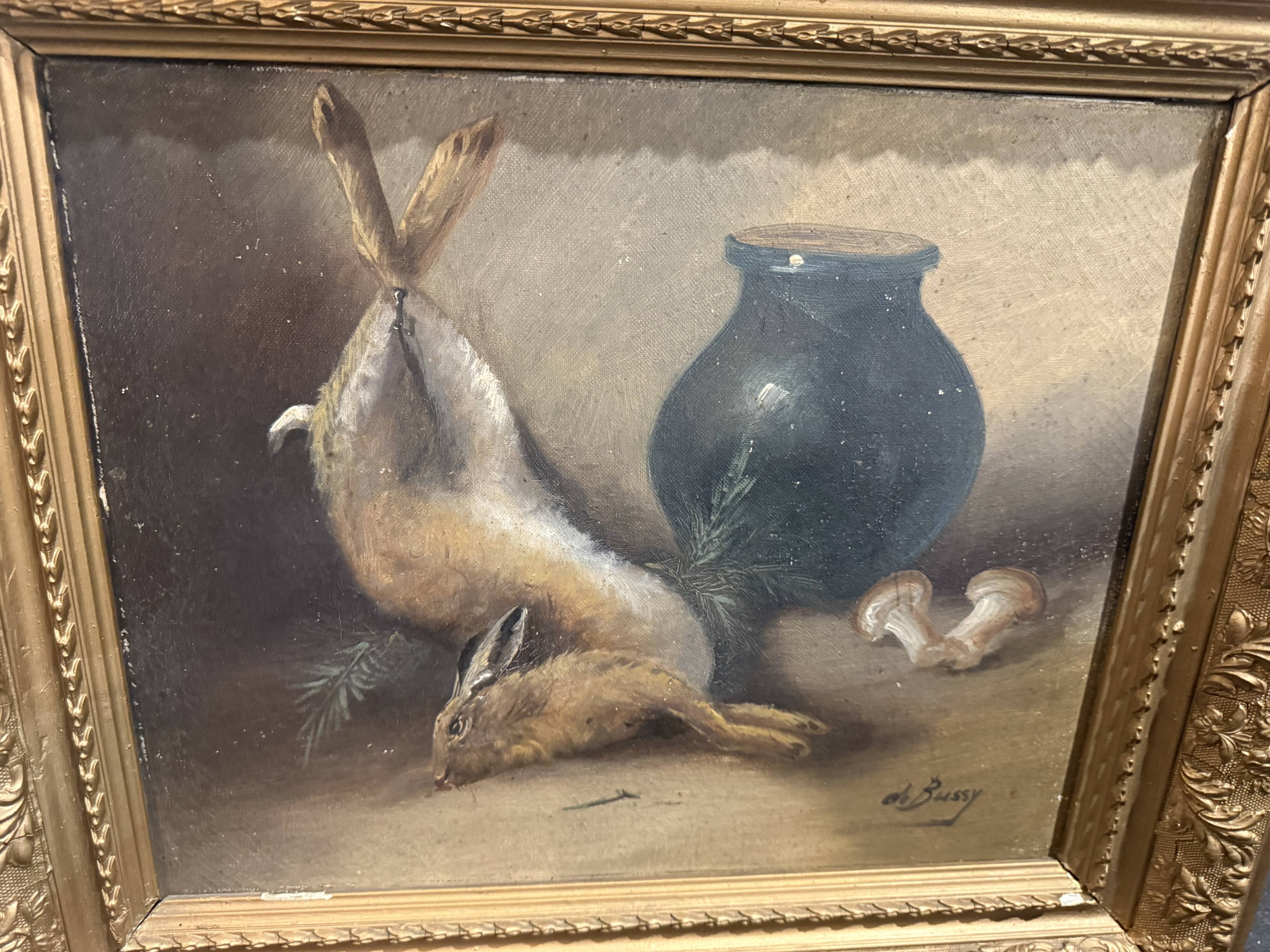 Canvas signed by De Bussy