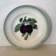 Pair of antique Saint Amand fruit plates.